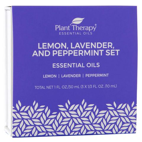 LEMON LAVENDER PEPPERMINT Essential oil set 10ml
