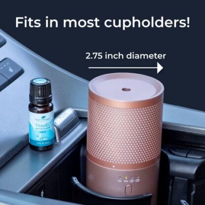 Portable Diffuser with Travel Pack Essential Oil (Wood Grain) - Image 6