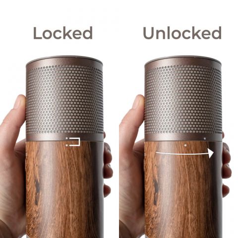 Portable Diffuser with Travel Pack Essential Oil (Wood Grain) - Image 3