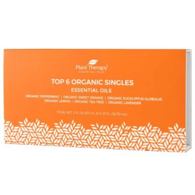 Top 6 Organic Singles Essential Oils 10ml